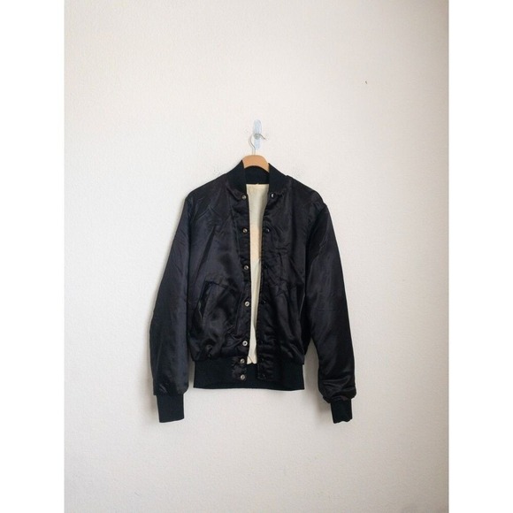 Vintage 1985 Live Aid Queen Freddie Mercury Saves Africa Bomber Jacket size S/M - Picture 6 of 8